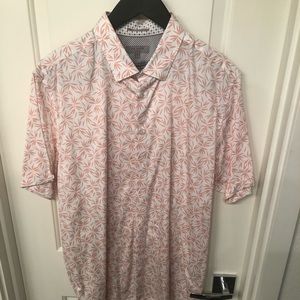 Mens Ted Baker London print shirt in size 7 3XL